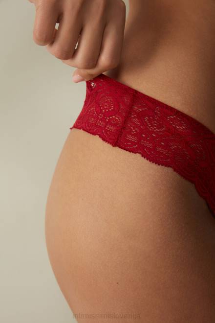 Intimissimi ženske 1473-rdeča spodnje perilo 2R8X1037 čipkaste brazilke