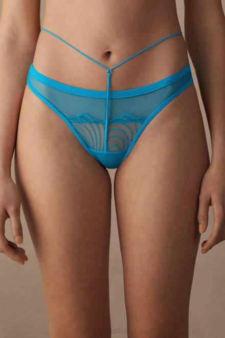 Intimissimi ženske 210j-digitalno turkizna spodnje perilo 2R8X976 ukradite predstavo brazilke z visokim pasom