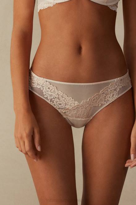 Intimissimi ženske 2280-roza svila spodnje perilo 2R8X1014 brazilke s čudovitimi rožicami