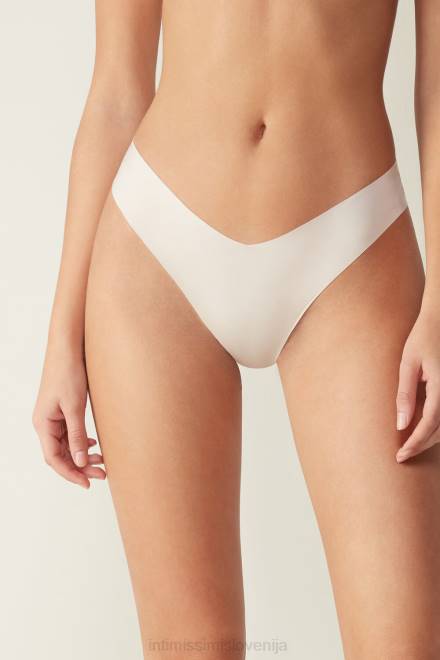 Intimissimi ženske 2280-roza svila spodnje perilo 2R8X1114 Ultralahke brazilke iz mikrovlaken v slogu 80-ih