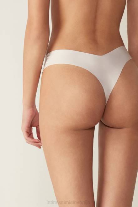 Intimissimi ženske 2280-roza svila spodnje perilo 2R8X1114 Ultralahke brazilke iz mikrovlaken v slogu 80-ih