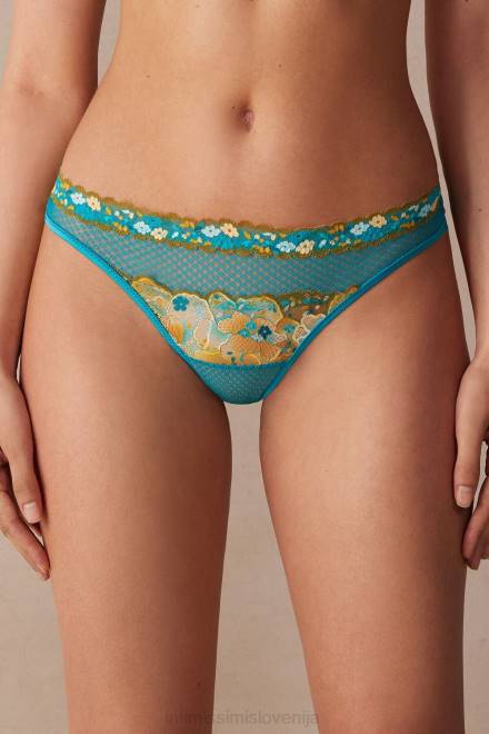 Intimissimi ženske 236j-poletno turkizno modra spodnje perilo 2R8X927 brazilke s poletnimi vzdušji