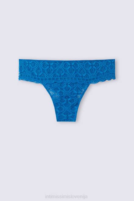 Intimissimi ženske 328j-mornarsko modra spodnje perilo 2R8X878 čipkaste brazilke