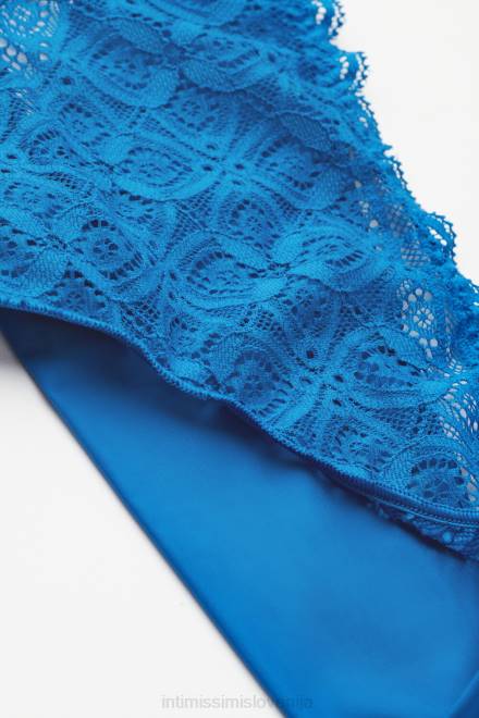 Intimissimi ženske 328j-mornarsko modra spodnje perilo 2R8X914 brazilke iz čipke in mikrovlaken