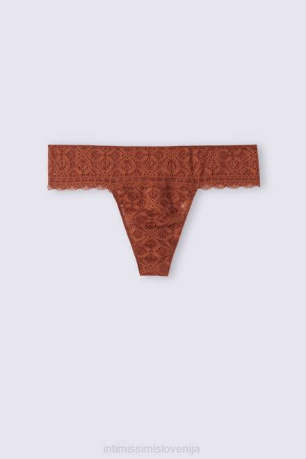Intimissimi ženske 332j-svetli cimet spodnje perilo 2R8X874 čipkaste brazilke