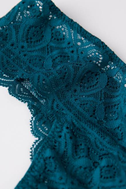 Intimissimi ženske 346j-teal modra spodnje perilo 2R8X861 čipkaste brazilke
