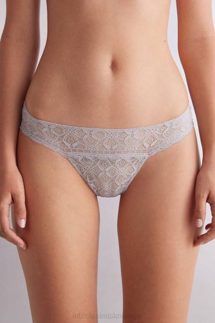 Intimissimi ženske 347j-ledeno siva spodnje perilo 2R8X857 čipkaste brazilke