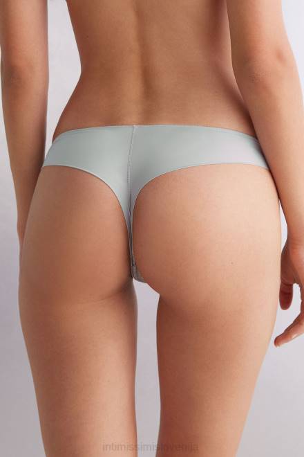 Intimissimi ženske 347j-ledeno siva spodnje perilo 2R8X894 brazilke iz čipke in mikrovlaken