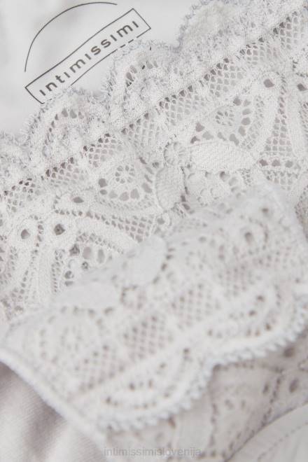 Intimissimi ženske 347j-ledeno siva spodnje perilo 2R8X894 brazilke iz čipke in mikrovlaken