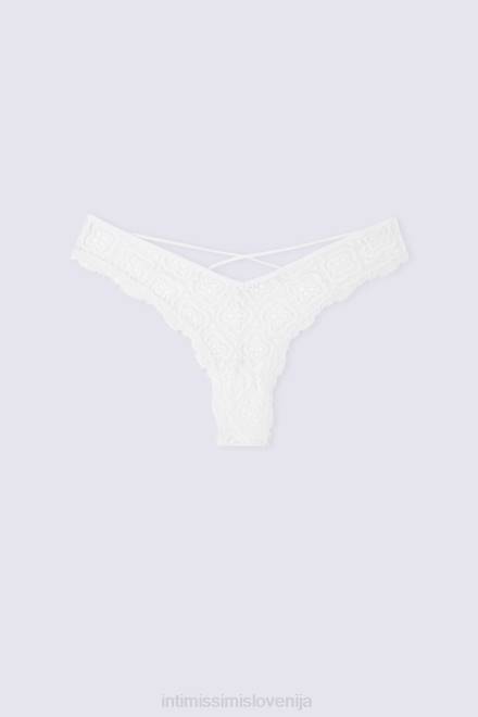 Intimissimi ženske 352j-bianco perla spodnje perilo 2R8X887 ljudske in slastne brazilke v slogu 80-ih