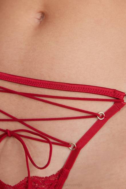 Intimissimi ženske 9888-rdeč pečatni vosek spodnje perilo 2R8X848 sinful fantasies brazilke s stranskimi naramnicami