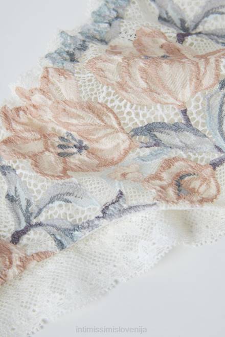 Intimissimi ženske 990i-jesenska lepota s cvetličnim potiskom v barvi slonovine spodnje perilo 2R8X938 efemerne lepotne brazilke