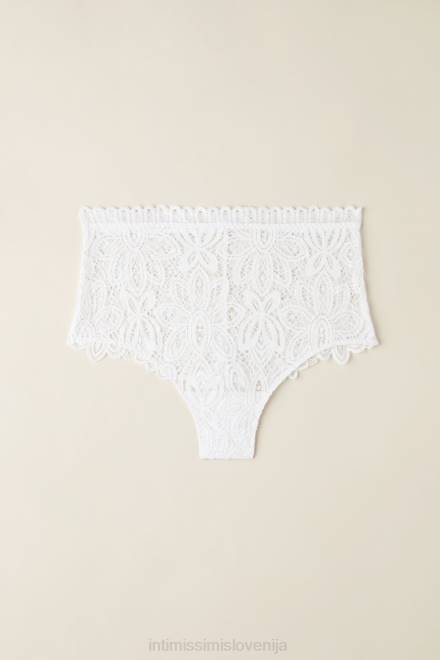 Intimissimi ženske 001-bela spodnje perilo 2R8X934 francoske hlačke z visokim pasom v vročih poletnih dneh