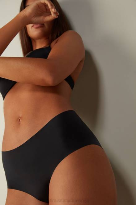 Intimissimi ženske 019-črna spodnje perilo 2R8X1162 lasersko rezane francoske hlačke
