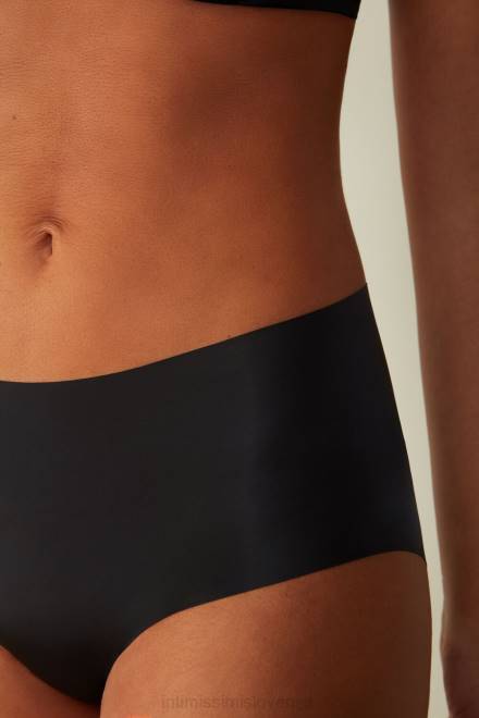 Intimissimi ženske 019-črna spodnje perilo 2R8X1162 lasersko rezane francoske hlačke