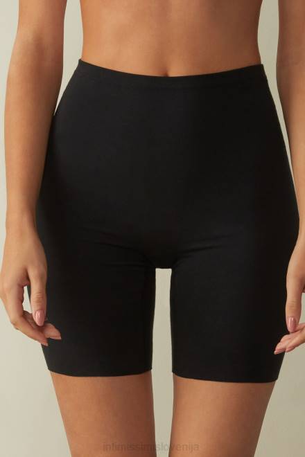 Intimissimi ženske 019-črna spodnje perilo 2R8X1178 brezšivne bombažne kratke hlače supima