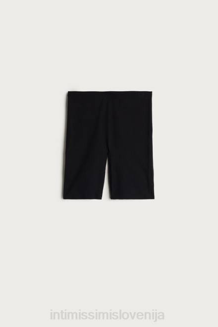 Intimissimi ženske 019-črna spodnje perilo 2R8X1178 brezšivne bombažne kratke hlače supima