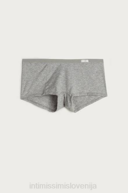 Intimissimi ženske 031-svetlo siv melanž spodnje perilo 2R8X1193 kratke hlačke iz naravnega bombaža