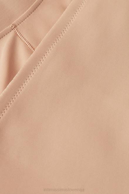 Intimissimi ženske 044-nežno bež spodnje perilo 2R8X1004 brezšivne francoske hlačke iz mikrovlaken z visokim pasom