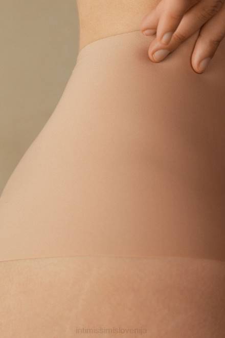 Intimissimi ženske 044-nežno bež spodnje perilo 2R8X1118 neobdelane francoske hlačke iz mikrovlaken