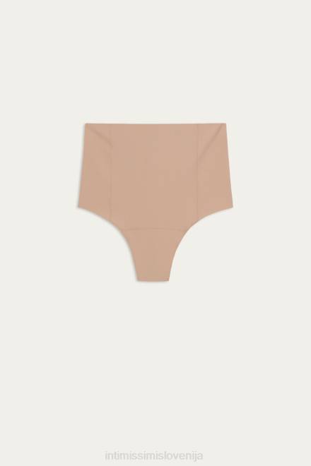 Intimissimi ženske 044-nežno bež spodnje perilo 2R8X1118 neobdelane francoske hlačke iz mikrovlaken