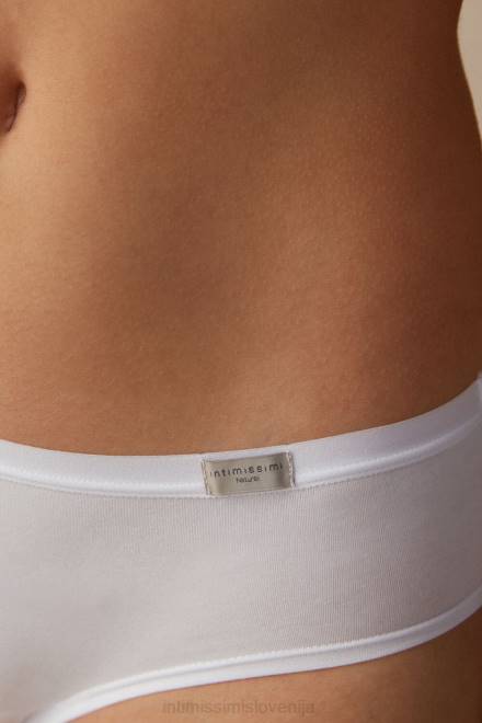 Intimissimi ženske 001-bela spodnje perilo 2R8X1033 bombažne hlačke s popolno prekrivnostjo