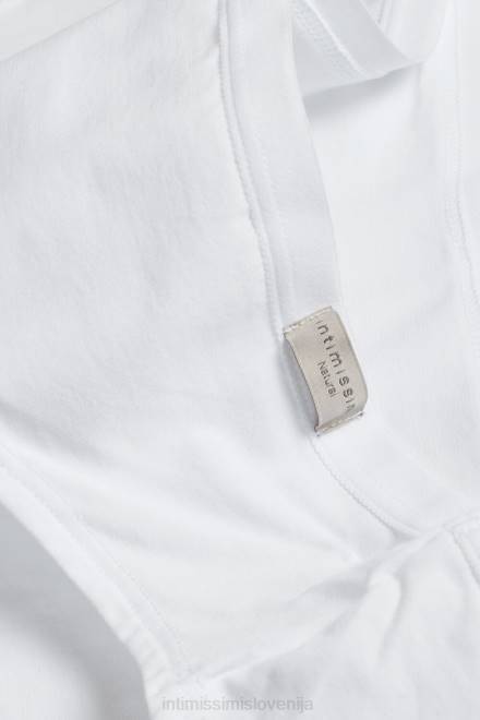 Intimissimi ženske 001-bela spodnje perilo 2R8X1033 bombažne hlačke s popolno prekrivnostjo