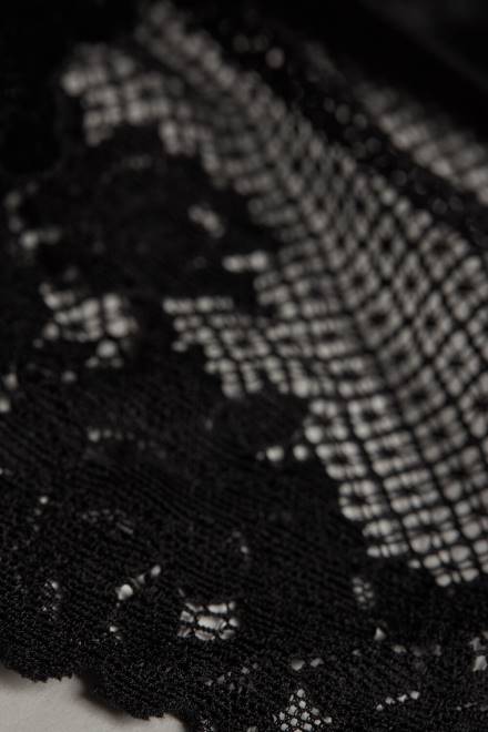 Intimissimi ženske 019-črna spodnje perilo 2R8X1044 lepe spodnje hlače z rožicami