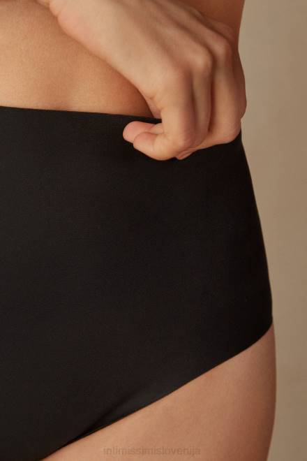 Intimissimi ženske 019-črna spodnje perilo 2R8X1120 surovo rezane spodnjice iz mikrovlaken