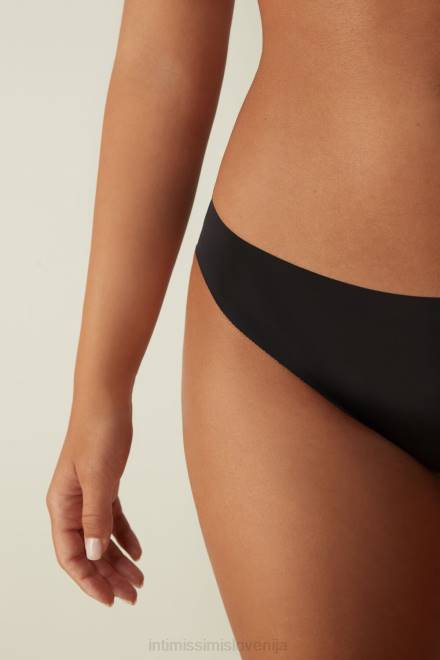 Intimissimi ženske 019-črna spodnje perilo 2R8X1169 brezšivne oprijete spodnjice iz mikrovlaken