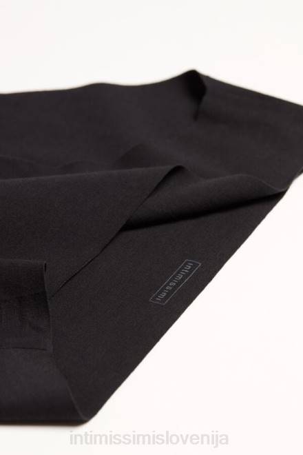 Intimissimi ženske 019-črna spodnje perilo 2R8X1187 bombažne hlačke iz neobdelanega kroja