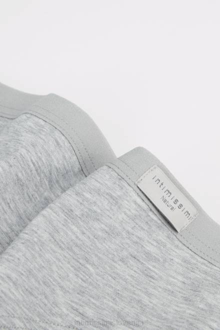 Intimissimi ženske 031-svetlo siv melanž spodnje perilo 2R8X1032 bombažne hlačke s popolno prekrivnostjo