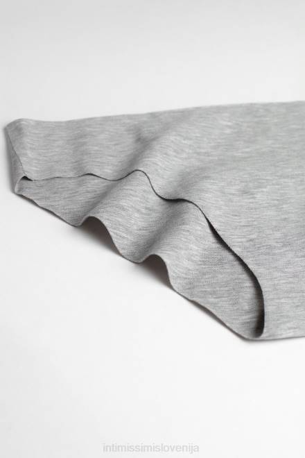 Intimissimi ženske 031-svetlo siv melanž spodnje perilo 2R8X1185 bombažne hlačke iz neobdelanega kroja