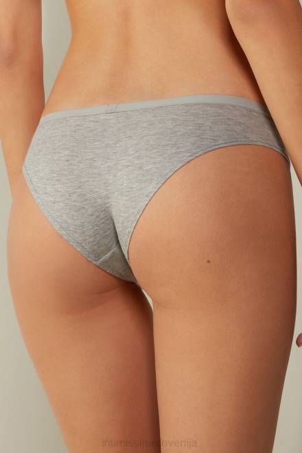 Intimissimi ženske 031-svetlo siv melanž spodnje perilo 2R8X1194 hlačke iz naravnega bombaža