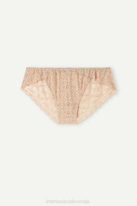 Intimissimi ženske 044-nežno bež spodnje perilo 2R8X1065 nizke čipkaste hlačke