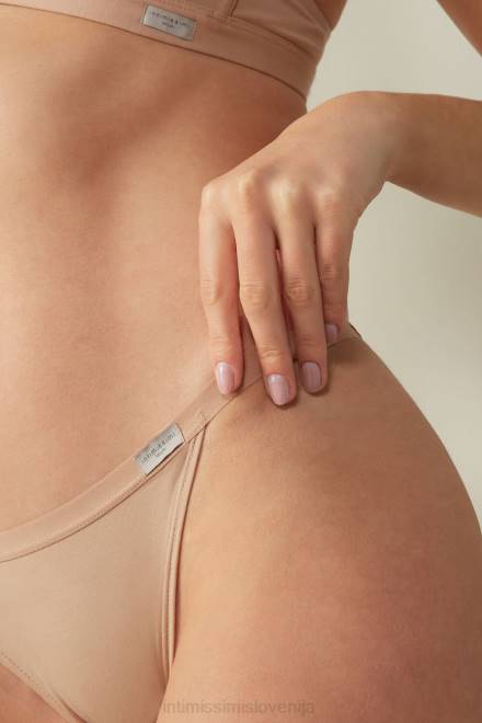 Intimissimi ženske 044-nežno bež spodnje perilo 2R8X1110 hlačke iz naravnega bombaža s stranskimi naramnicami