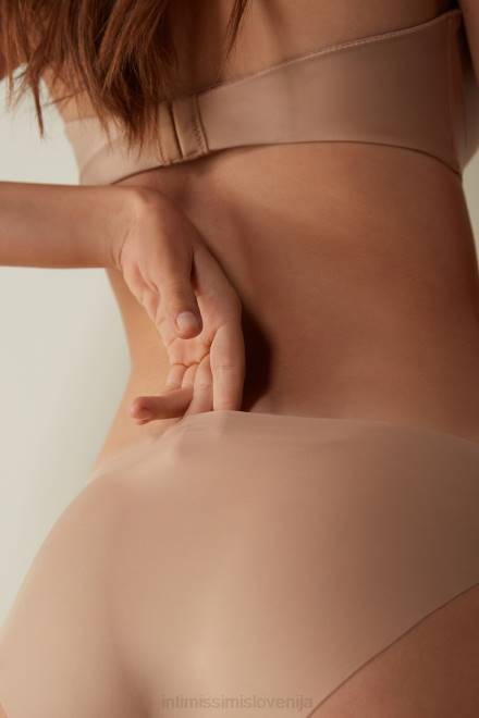 Intimissimi ženske 044-nežno bež spodnje perilo 2R8X1171 brezšivne oprijete spodnjice iz mikrovlaken