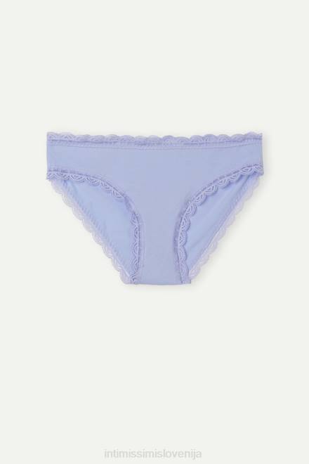 Intimissimi ženske 212j-sladka sivka spodnje perilo 2R8X996 bombažne in čipkaste hlačke