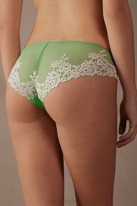 Intimissimi ženske 215j-jabolčna meta/slonovina spodnje perilo 2R8X955 lepe spodnje hlače z rožicami