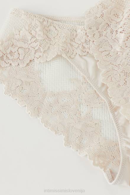 Intimissimi ženske 2280-roza svila spodnje perilo 2R8X1015 lepe spodnje hlače z rožicami