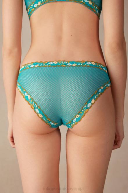 Intimissimi ženske 236j-poletno turkizno modra spodnje perilo 2R8X928 hlačke s poletnimi vzdušji