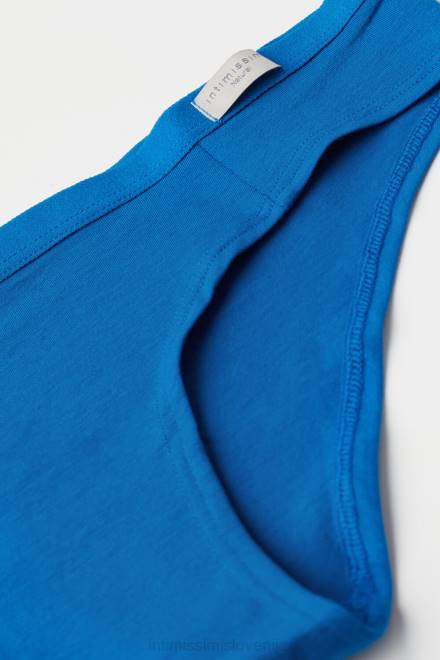 Intimissimi ženske 328j-mornarsko modra spodnje perilo 2R8X879 hlačke iz naravnega bombaža