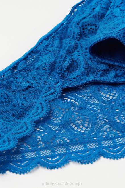 Intimissimi ženske 328j-mornarsko modra spodnje perilo 2R8X880 nizke čipkaste hlačke