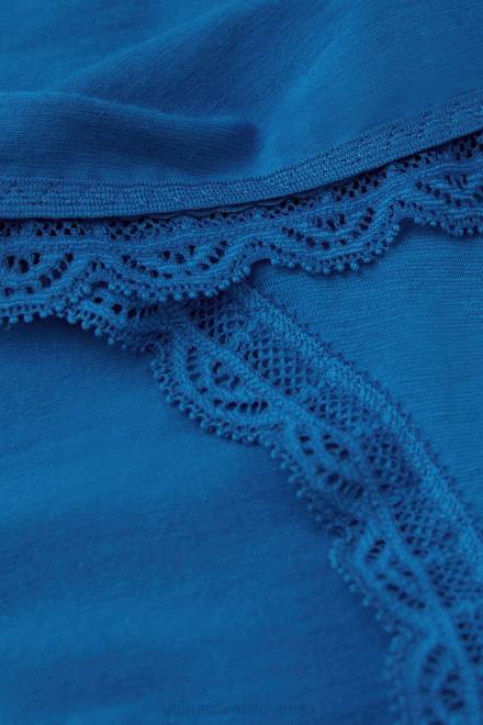 Intimissimi ženske 328j-mornarsko modra spodnje perilo 2R8X916 bombažne in čipkaste hlačke