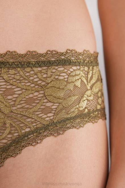 Intimissimi ženske 333j-zeleni mah/oro spodnje perilo 2R8X841 hlačke zlate boginje