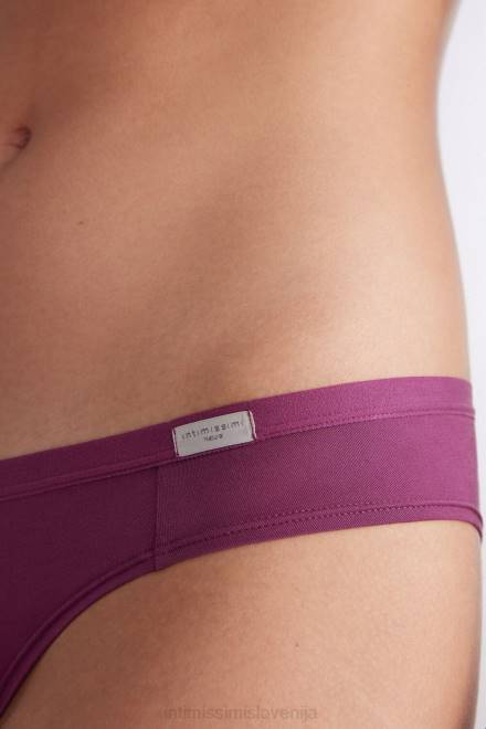 Intimissimi ženske 345j-vijolično vino spodnje perilo 2R8X866 hlačke iz naravnega bombaža