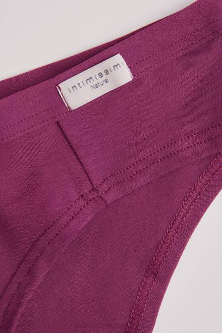 Intimissimi ženske 345j-vijolično vino spodnje perilo 2R8X866 hlačke iz naravnega bombaža