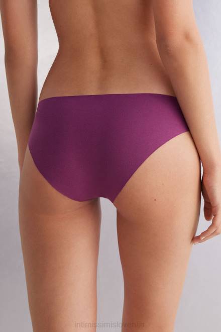 Intimissimi ženske 345j-vijolično vino spodnje perilo 2R8X903 bombažne hlačke iz neobdelanega kroja