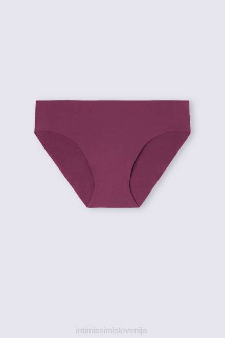 Intimissimi ženske 345j-vijolično vino spodnje perilo 2R8X903 bombažne hlačke iz neobdelanega kroja
