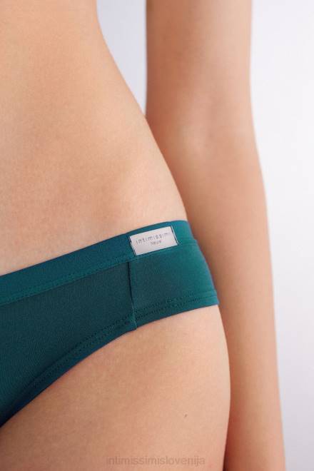 Intimissimi ženske 346j-teal modra spodnje perilo 2R8X862 hlačke iz naravnega bombaža